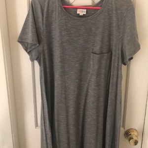 LuLaRoe 2x Carly Gray heathered